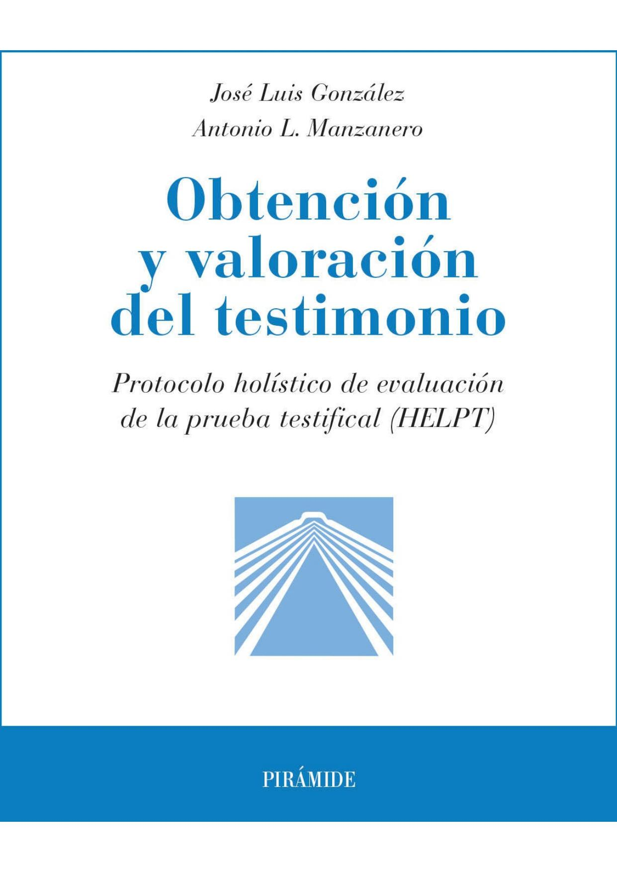 Portada de Obtención y valoración del testimonio